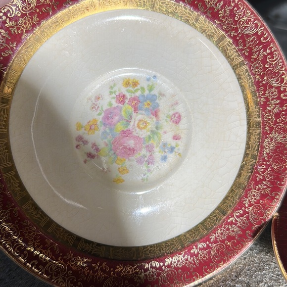 Rare vintage 23K gold plates (4) Century by Salem made in USA - Picture 8 of 8